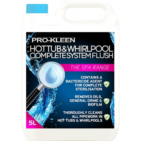 5L Pro-Kleen Hot Tub & Whirlpool Complete System Flush