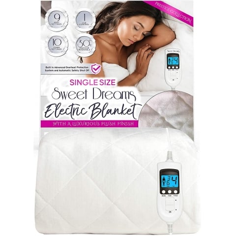 Sweet Dreams Prestige Luxury Single Electric Blanket