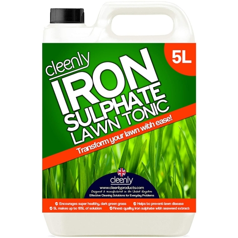 Cleenly Liquid Iron Sulphate and Lawn Tonic Fertiliser 5L