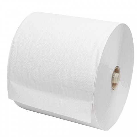 FIG Recycled White Towel Roll for Autocut Dispenser - Case of 6