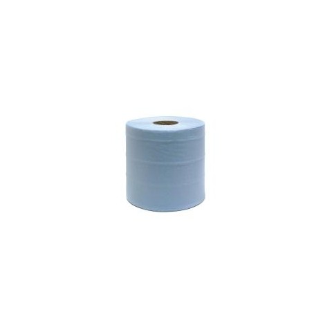 Blue Centrefeed Rolls 2 Ply, Blue, 150 Metre Rolls, 6 Pack