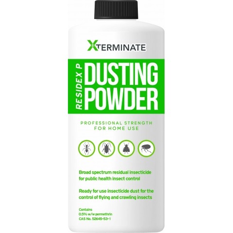 Xterminate Dusting Powder 400g - Kills Bed Bugs, Ants, Moths, Fleas and More