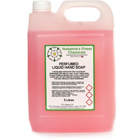 Pink Perfumed Pearlised Hand Soap, 5 Litres