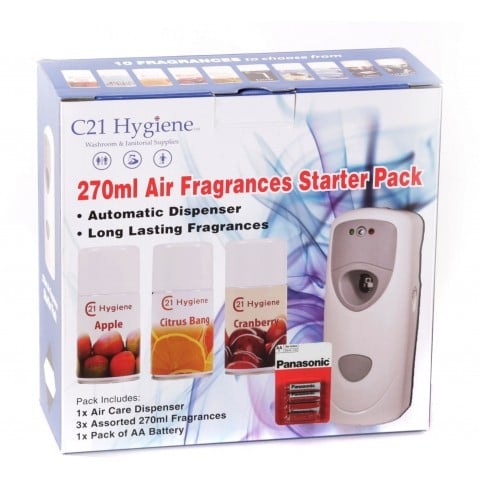 Commercial Air Freshener Dispenser and Fragrance Starter Pack