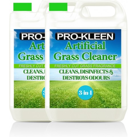 2 x 5L Pro-Kleen Artificial Grass Cleaner - Fresh Grass Fragrance