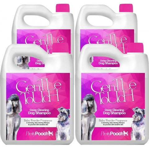 Pretty Pooch Dog Shampoo 4 x 5L - Baby Powder Fragrance