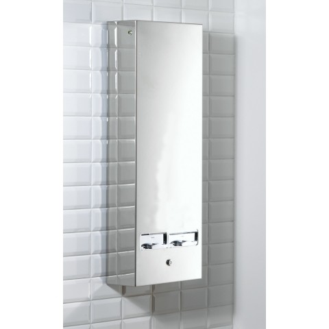Dual Column Polished Stainless Steel Mechanical Locwil Vending