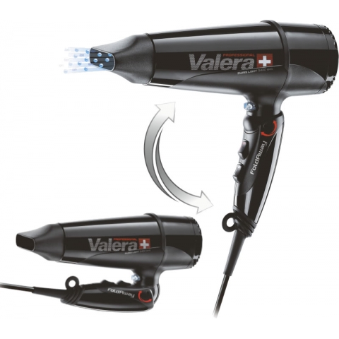 Valera Fold Away 5400 Ionic Hair Dryer with Fitted Plug 2KW