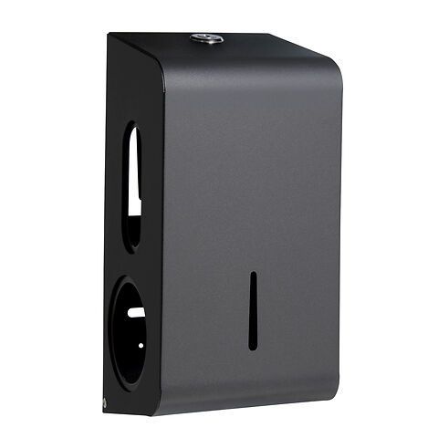 2ROLL-TBK Textured Black Standard 2 Roll Dispenser.jpg