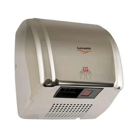 Levante Polished Stainless Steel Automatic Hand Dryer, 2.1KW