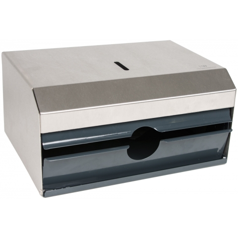 Pro Washroom Grade 304 Brushed Stainless Steel Paper Towel Dispenser