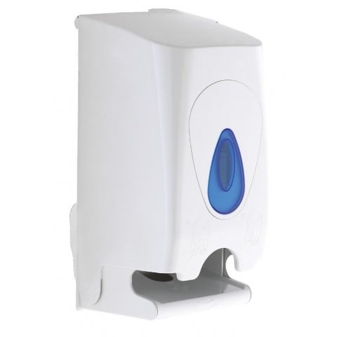 Intelligent Twin Toilet Roll Dispenser, ABS White Plastic