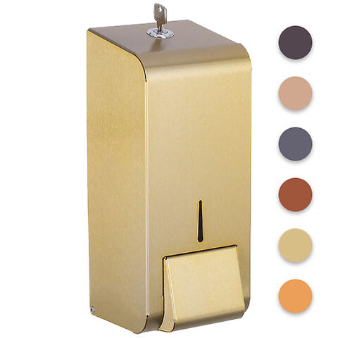 Opal Soap Dispenser Side - Satin Brass with Dots 500x500.jpg