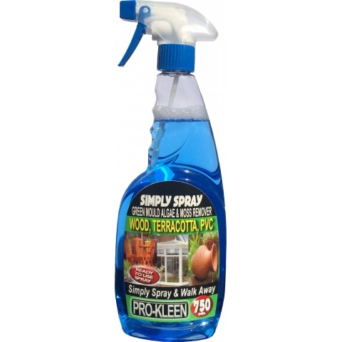 Simply Spray Patio Algae & Moss Remover Ready To Use, 750ml