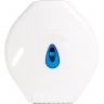 Mini Jumbo 8" Modular Toilet Roll Dispenser, White Plastic