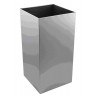 50L Brushed Stainless Steel Open Top Washroom Waste and Litter Bin