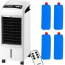 MYLEK 4L Tank Remote Control Portable Air Cooler with 4 Ice Packs