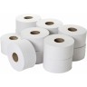 Mini Jumbo Toilet Roll 150 metres Pack of 12, 2ply, 3 Inch Core
