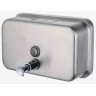 Pro Range Brushed Stainless Steel Horizontal Soap Dispenser, 1.2 Litres