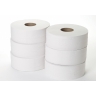 Commercial Jumbo Toilet Rolls with 3 Inch core, 400 metre roll length, pack of 6