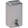 Brushed Stainless Steel Vertical Soap Dispenser, 1.2 Litres