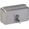 Brushed Stainless Steel Soap and Alcohol Hand Sanitiser Dispenser 1.2L