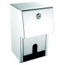 Executive + Brushed Stainless Steel Dual Toilet Roll Dispenser