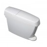White Pedal Operated Sanitary Bin, 15 Litre