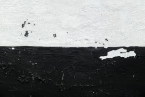 black paint on a wall